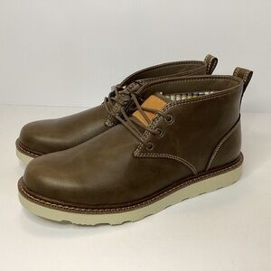 Buffalo David Britton Metcalf Men’s Chukka Boots Memory Foam Size 10 Brown NIB